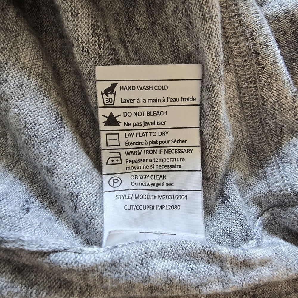 Vince Men's Gray and Black Raglan Sweater XL - Picture 6 of 8